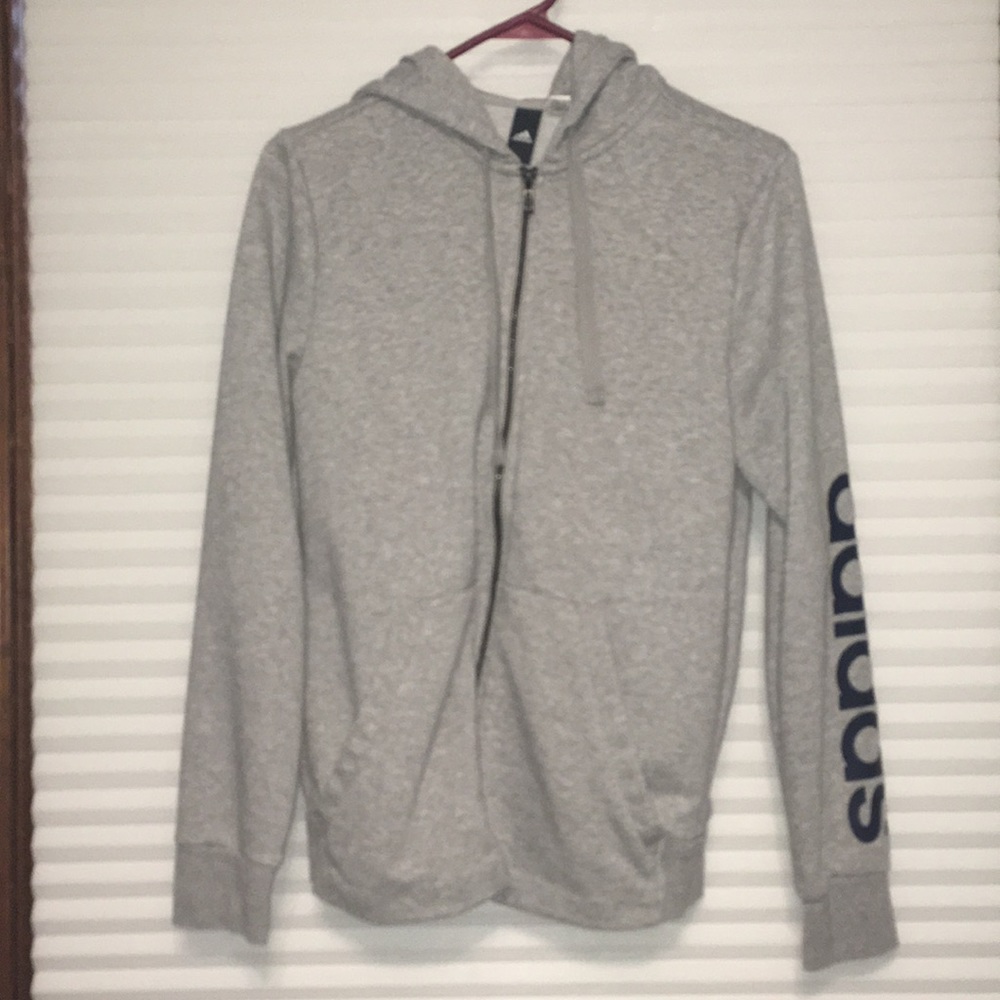 Adidas Women’s gray zip up!